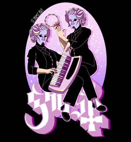 Duo Ghoulettes Print