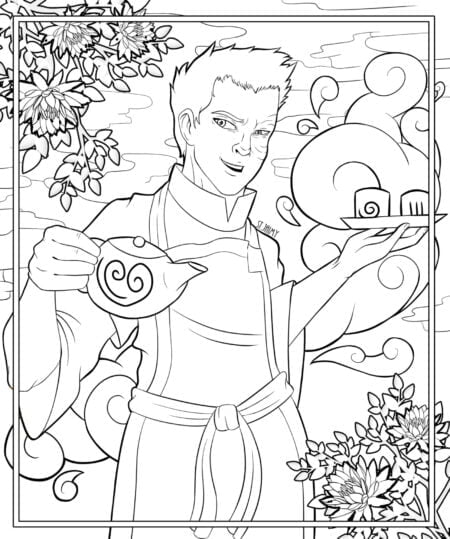 Zuko Coloring page