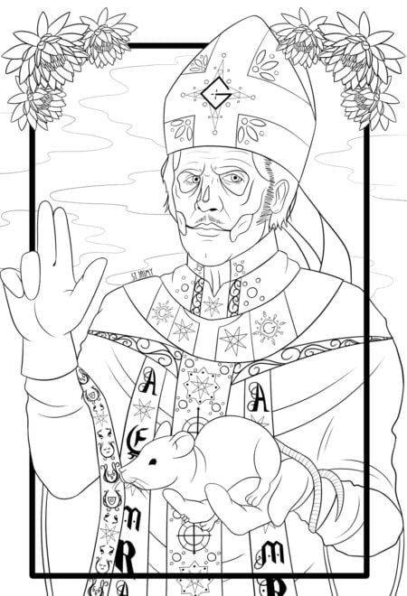 Papa IV Coloring page