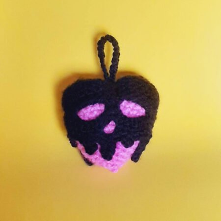 Crochet Poison Heart Keychain