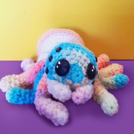 Crochet Rainbow Spider