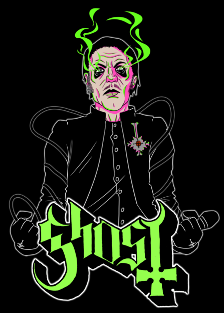 Copia Black/ Green Print