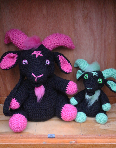 Baphomet crochet plush+bag pattern